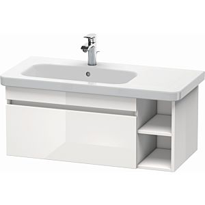 Duravit DuraStyle vanity unit DS639700718 93 x 44.8 cm, basin left, concrete gray / matt white, 2000 pull-out