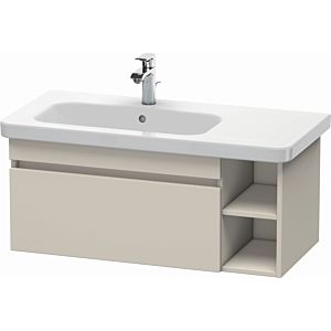 Duravit DuraStyle vanity unit DS639709191 93 x 44.8 cm, basin left, taupe, 2000 pull-out