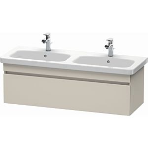 Duravit DuraStyle vanity unit DS639809191 123x44.8x39.8cm, 2000 pull-out, basin left / right, taupe