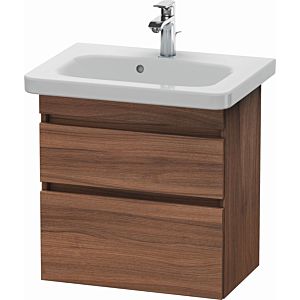 Duravit DuraStyle vanity unit DS647907979 58 x 36.8 cm, natural walnut, 2 drawers, wall-hung