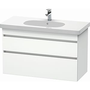 Duravit DuraStyle vanity unit DS648501818 100 x 45.3 cm, matt white, 2 drawers, wall-hung