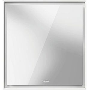Duravit L-Cube Lichtspiegel LC7380000000100 65 x 70 x 6,7 cm, 25 W, mit Spiegelheizung, 19 W, LED