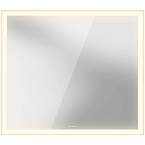 Duravit L-Cube Lichtspiegel LC7381000000100 80 x 70 x 6,7 cm, 26 W, mit Spiegelheizung, 19 W, LED