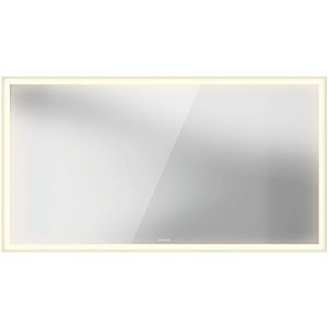 Duravit L-Cube Lichtspiegel LC7388000000100 130 x 70 x 6,7 cm, 38 W, mit Spiegelheizung, 19 W, LED