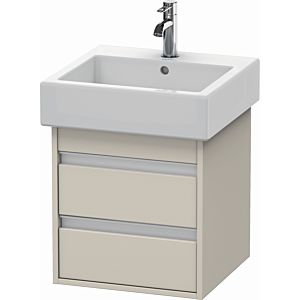 Duravit Ketho vanity unit KT663509191 45 x 44 cm, Taupe , 2 drawers, wall-hung