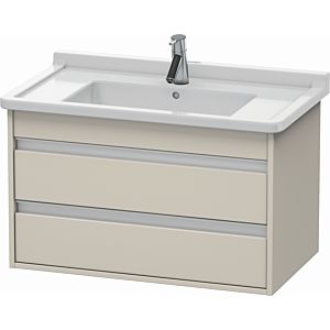 Duravit Ketho vanity unit KT664409191 80 x 45.5 cm, Taupe , 2 drawers, wall-hung