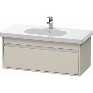Duravit Ketho vanity unit KT666809191 100 x 45.5 cm, Taupe , 2000 pull-out, wall-hung