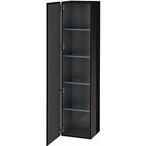 Duravit L-Cube cabinet LC1180L4040 40x36.3x176cm, door on the left, black high gloss