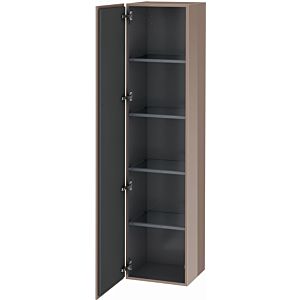 Duravit L-Cube cabinet LC1180L8686 40x36.3x176cm, door on the left, cappuccino high gloss