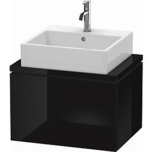 L-Cube Duravit vasque LC580004040 62 x 47,7 cm, noir brillant, pour console, coulissant 2000