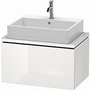 Duravit L-Cube vanity unit LC580108585 72 x 47.7 cm, white high gloss, for console, 2000 pull-out