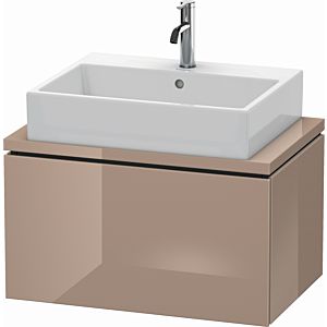 Duravit L-Cube vanity unit LC580108686 72 x 47.7 cm, cappuccino high gloss, for console, 2000 pull-out