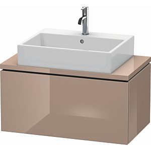 Duravit L-Cube vanity unit LC580208686 82 x 47.7 cm, cappuccino high gloss, for console, 2000 pull-out