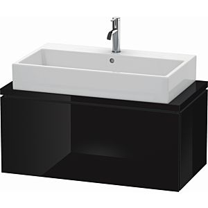 Duravit L-Cube vanity unit LC580304040 92 x 47.7 cm, black high gloss, for console, 2000 pull-out