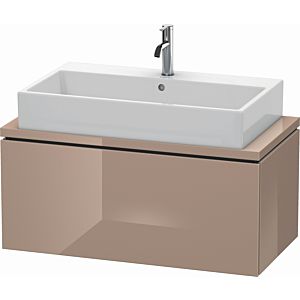 Duravit L-Cube vanity unit LC580308686 92 x 47.7 cm, cappuccino high gloss, for console, 2000 pull-out