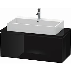 L-Cube Duravit vasque LC580404040 102 x 47,7 cm, noir brillant, pour console, coulissant 2000