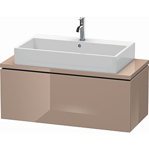 Duravit L-Cube vanity unit LC580408686 102 x 47.7 cm, cappuccino high gloss, for console, 2000 pull-out