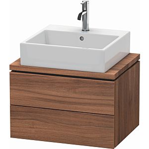Duravit L-Cube vanity unit LC580507979 62 x 47.7 cm, natural walnut, for console, 2 drawers