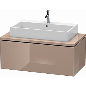 Duravit L-Cube vanity unit LC581408686 102 x 54.7 cm, cappuccino high gloss, for console, 1 pull-out