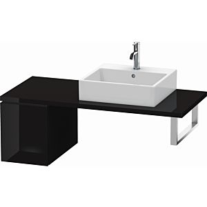 Duravit L-Cube base cabinet LC583004040 32 x 54.7 cm, black high gloss, for console, 2000 pull-out