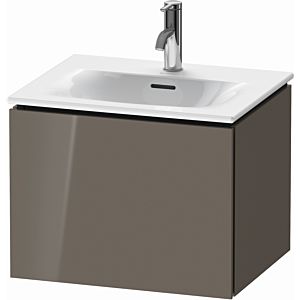 Duravit L-Cube vanity unit LC613408989 52x42.1x40cm, 2000 pull-out, wall-hung, flannel gray high gloss