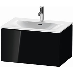 Duravit L-Cube vanity unit LC613604040 72 x 48, 2000 cm, black high gloss, 2000 pull-out, wall-hung