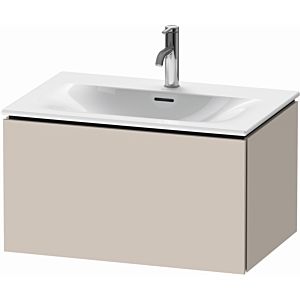 Duravit L-Cube vanity unit LC613609191 72 x 48, 2000 cm, matt taupe, 2000 pull-out, wall-hung