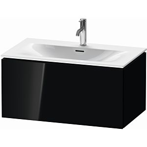 Duravit L-Cube vanity unit LC613704040 82 x 48, 2000 cm, black high gloss, 2000 pull-out, wall-hung