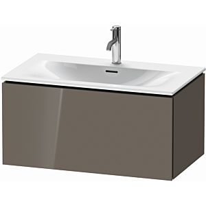 Duravit L-Cube vanity unit LC613708989 82 x 48, 2000 cm, flannel gray high gloss, 2000 pull-out, wall-hung