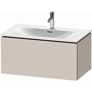Duravit L-Cube vanity unit LC613709191 82 x 48, 2000 cm, matt taupe, 2000 pull-out, wall-hung