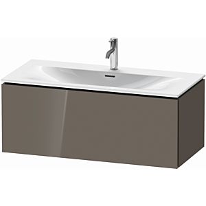 Duravit L-Cube vanity unit LC613808989 102 x 48, 2000 cm, flannel gray high gloss, 2000 pull-out, wall-hung