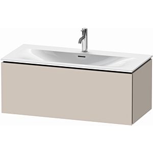 Duravit L-Cube vanity unit LC613809191 102 x 48, 2000 cm, matt taupe, 2000 pull-out, wall-hung