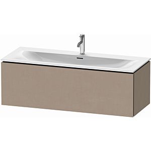 Duravit L-Cube vanity unit LC613907575 122 x 48, 2000 cm, linen, 2000 pull-out, wall-hung