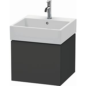 Duravit L-Cube vanity unit LC617404949 48.4 x 45.9 cm, matt graphite, 2000 pull-out, wall-hung