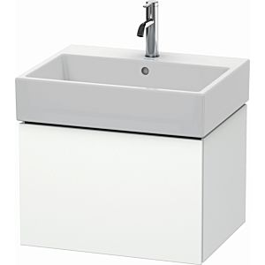 Duravit L-Cube vanity unit LC617501818 58.4x 45.9 cm, matt white, 2000 pull-out, wall-hung