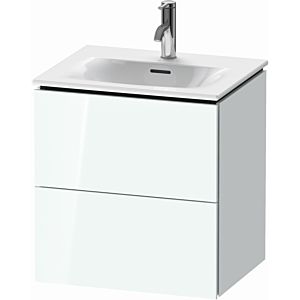 Duravit L-Cube vanity unit LC630408585 52x42.1x55cm, 2 drawers, wall-hung, white high gloss