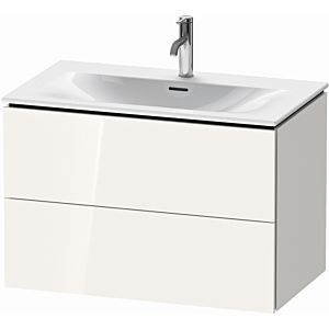 Duravit L-Cube vanity unit LC630702222 82 x 48, 2000 cm, white high gloss, 2 drawers, wall-hung