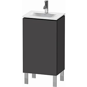 Duravit L-Cube vanity unit LC6580L4949 44x31.1x70.4cm, standing, door on the left, graphite matt