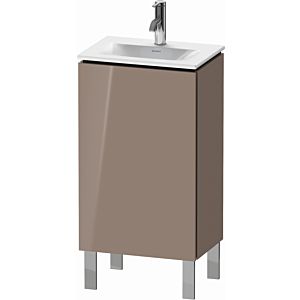 L-Cube Duravit vasque LC6580L8686 44x31,1x70,4cm, debout, porte à gauche, cappuccino brillant