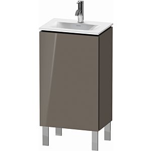 Duravit L-Cube vanity unit LC6580L8989 44x31.1x70.4cm, standing, door on the left, flannel gray high gloss