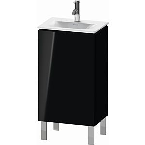 Duravit L-Cube Waschtisch-Unterschrank LC6580R4040 44x31,1x70,4cm, stehend, Tür rechts, schwarz hochglanz