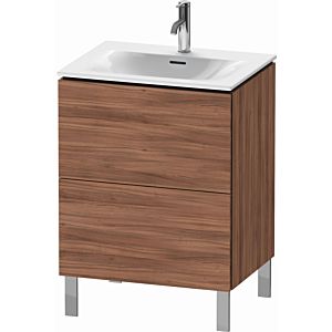 Duravit L-Cube vanity unit LC659507979 62 x 48, 2000 cm, natural walnut, 2 pull-outs, standing