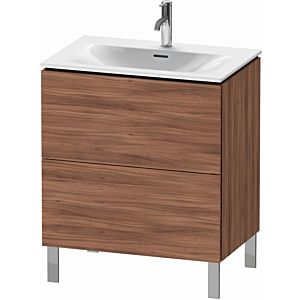 Duravit L-Cube vanity unit LC659607979 72 x 48, 2000 cm, natural walnut, 2 pull-outs, standing