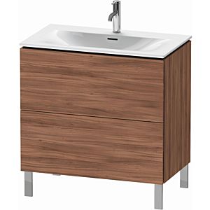 Duravit L-Cube vanity unit LC659707979 82 x 48, 2000 cm, natural walnut, 2 pull-outs, standing