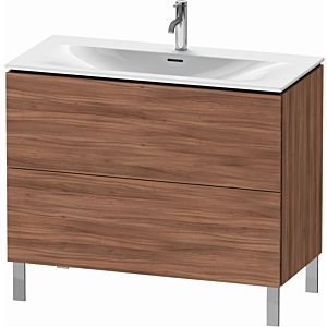 Duravit L-Cube vanity unit LC659807979 102 x 48, 2000 cm, natural walnut, 2 pull-outs, standing