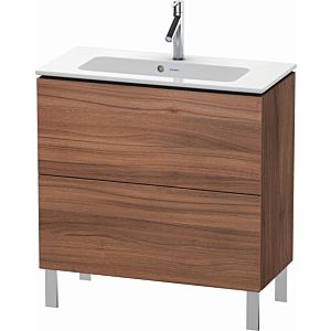 Duravit L-Cube vanity unit LC667407979 82 x 39, 2000 cm, natural walnut, 2 pull-outs, standing