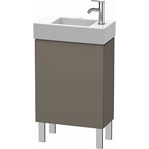 L-Cube Duravit vasque LC6751R9090 48x24x58,1cm, debout, porte à droite, flanelle gris soie mat