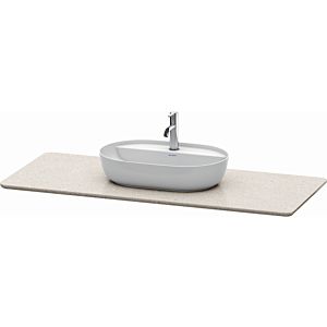 Duravit Luv washstand console LU946602525 138.8x59.5cm, Sand structure, made of quartz stone, with 2000 cutout