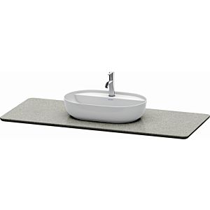 Duravit Luv washstand console LU946603333 138.8x59.5cm, gray structure, made of quartz stone, with 2000 cutout