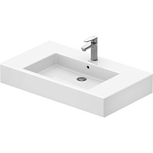 Duravit furniture washbasin Vero 85 x 49cm 0329850000 white, with tap hole and overflow, for metal console